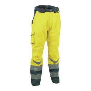 CALÇA ACOLCHOADA/IMP/ALTA VIS AMARELA SAFE V025